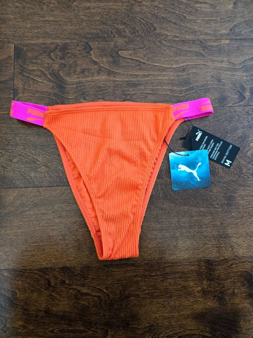 NWT Puma Orange Bikini Bottoms Size Medium